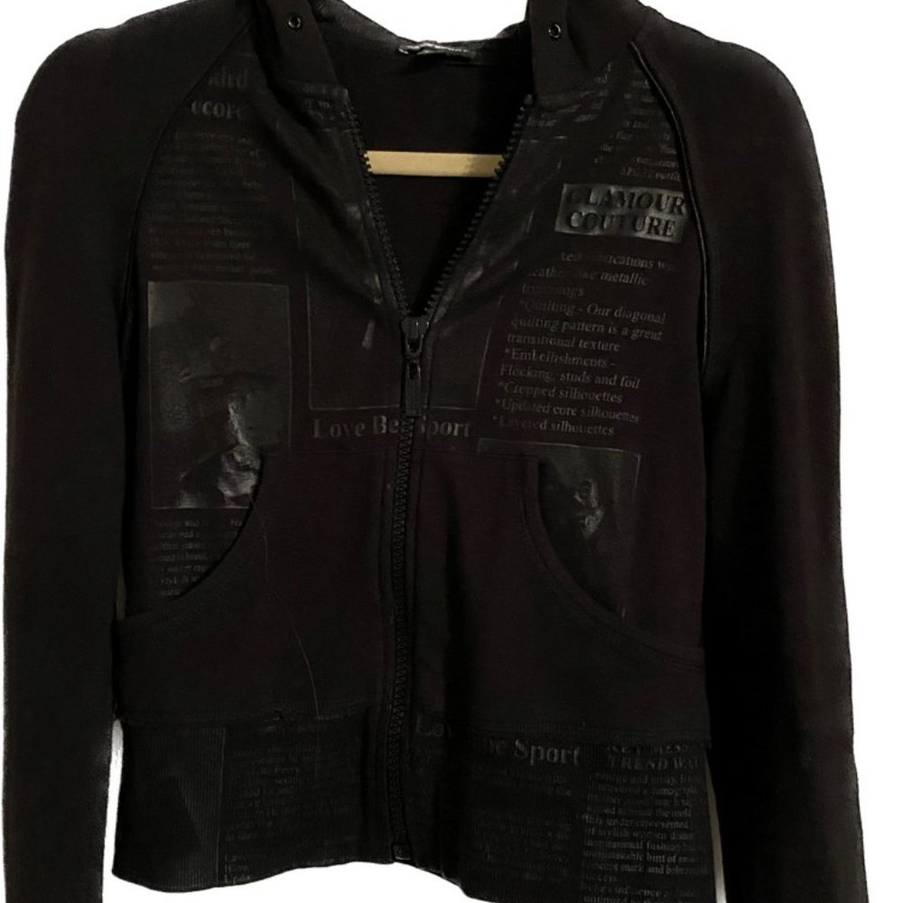 BEBE SPORT WAIST LENGTH HOODIE